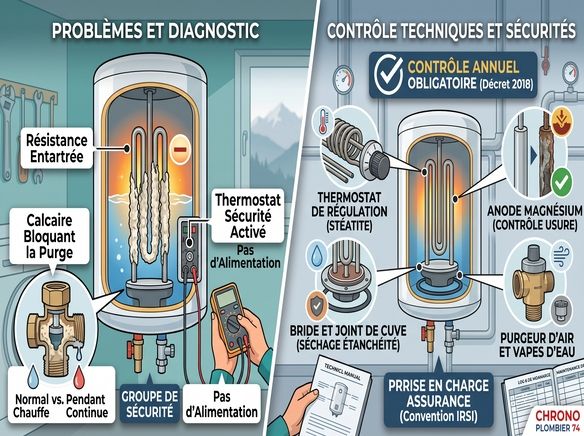 Chauffe-eau en panne à Annecy : Comment diagnostiquer le problème avant d'appeler ?