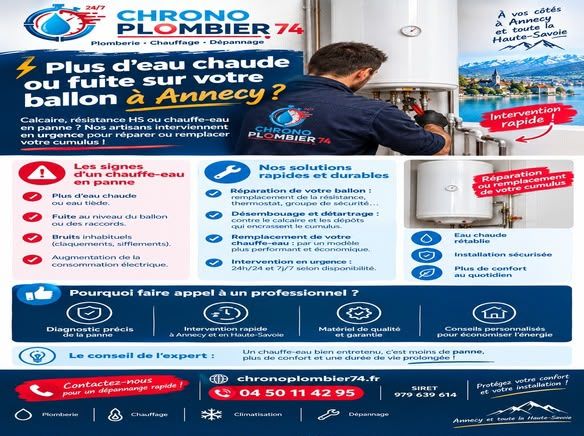 ⚡ Plus d'eau chaude à Annecy ? 