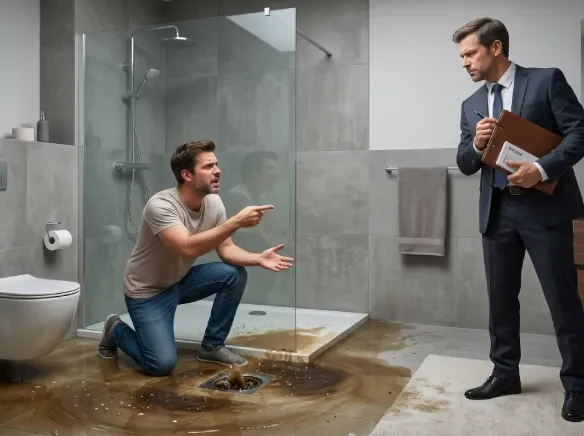 Refoulement WC/Douche à Annecy : Qui doit payer ? | Chrono Plombier 74